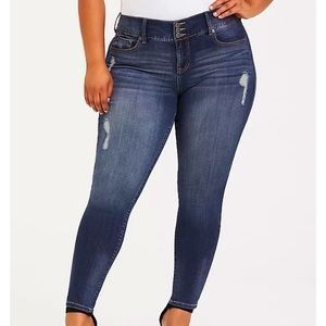 Torrid Jegging Premium Stretch Medium Wash Size 20 Tall